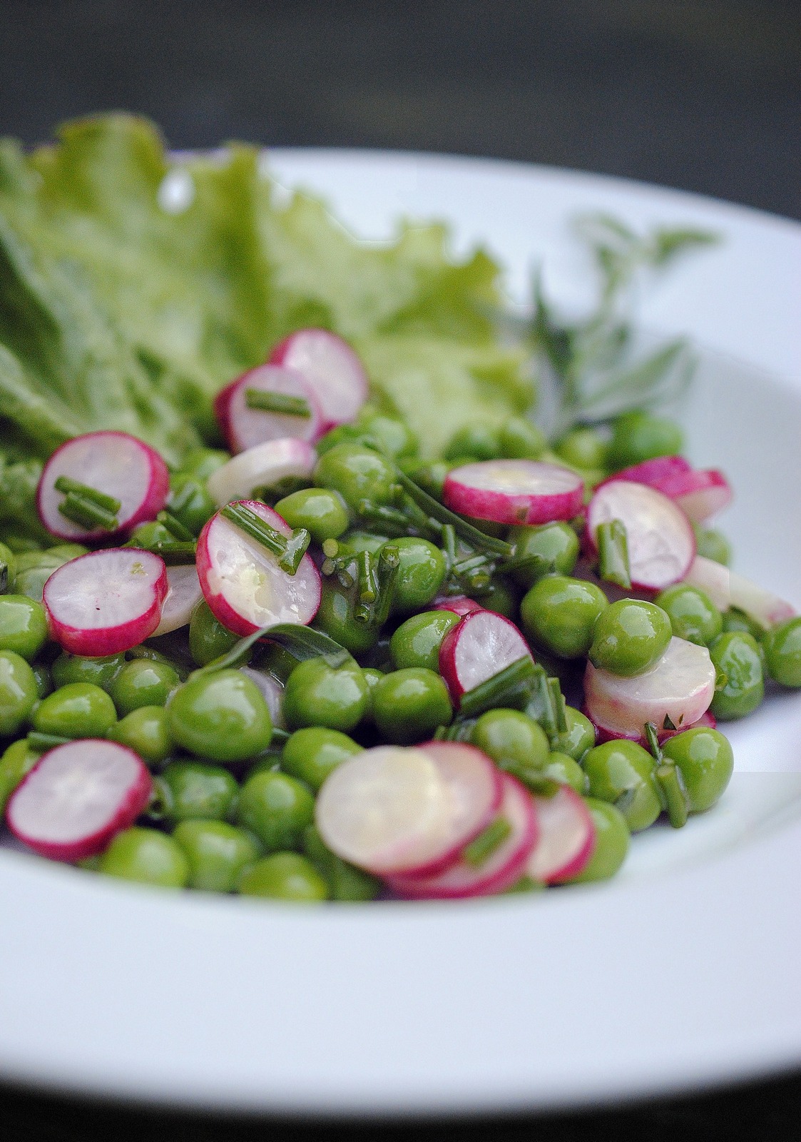 Pea and Radish Salad with Chives