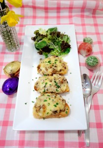 Mushrooms On Toast with Salad Greens, Easter Brunch