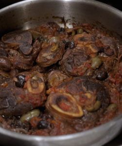 Braised Veal Osso Bucco With Olives