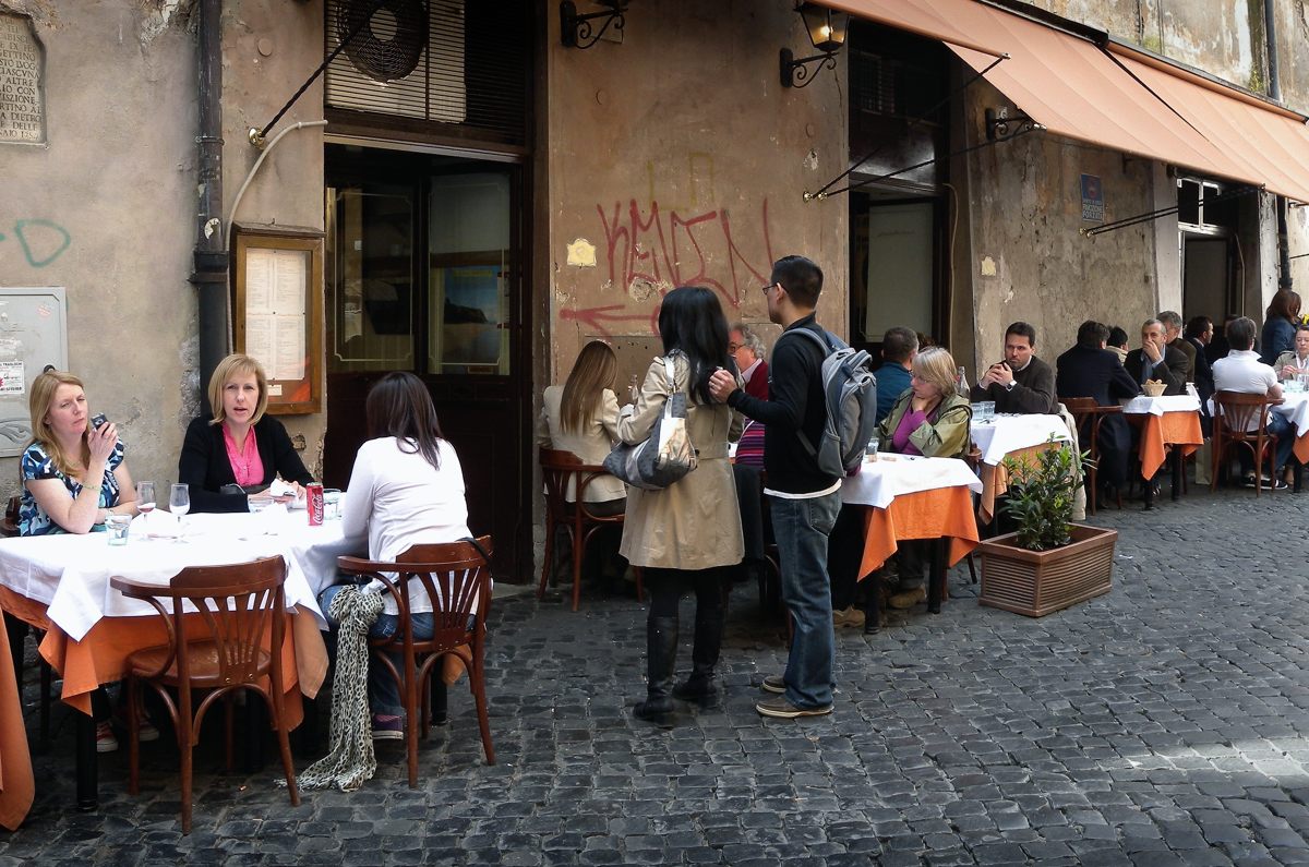 Blog Post Photo, Maccheroni Restaurant, Rome, Italy