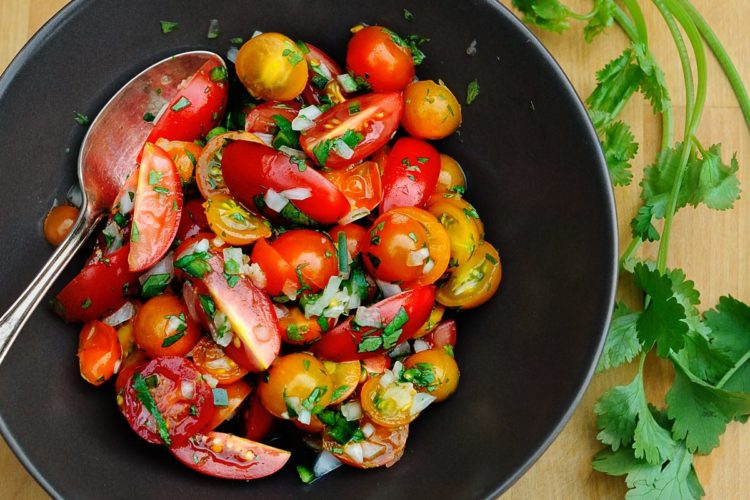 Chunky Homegrown Tomato "Salsa"