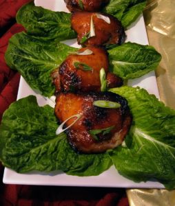 Chinese BBQ Glazed Chicken Thighs