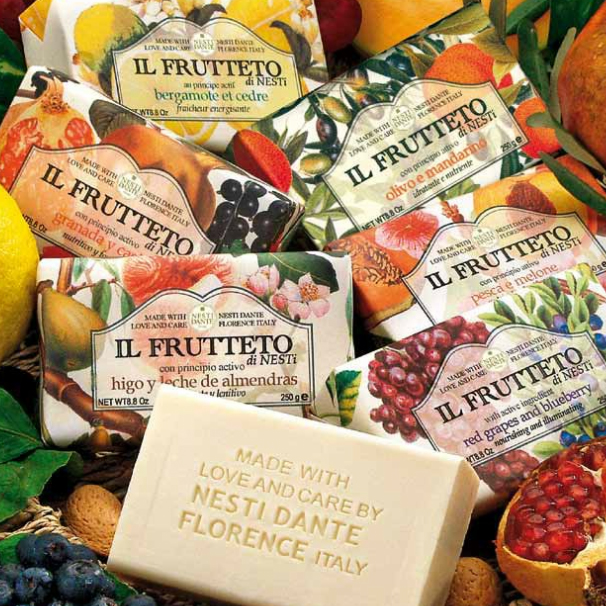 Blog Post Photo, Il Frutteto Italian Soap display