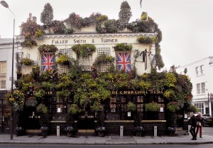 Blog Post Photo, The Churchill Arms, Kensington High Street, London