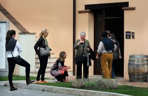 Blog Post Photo, Wendy, Jo, Phyllis, Salvatore at Winery, Montefalco, Umbria, Italy