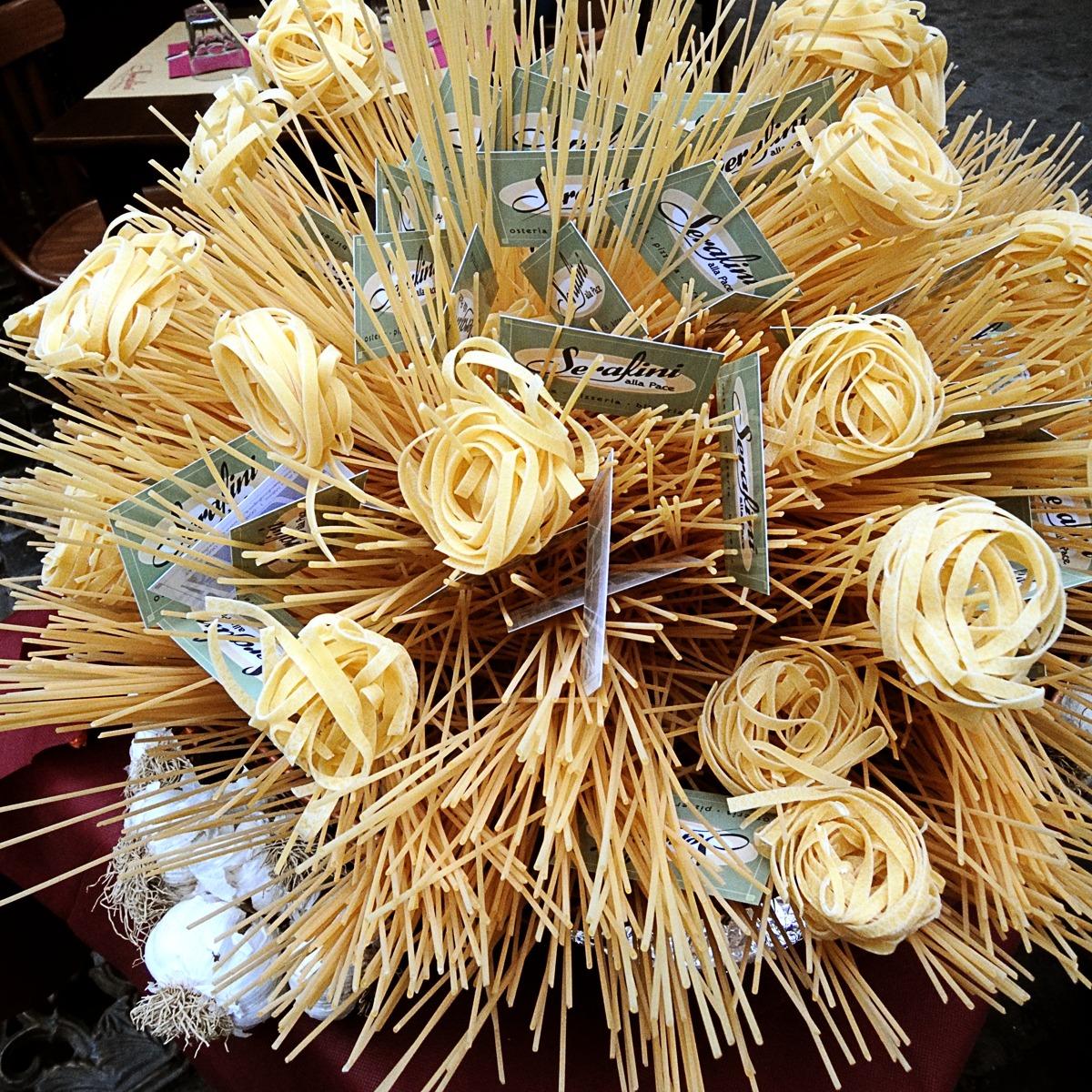 Bouquet of Dried Pasta, Rome, Italy